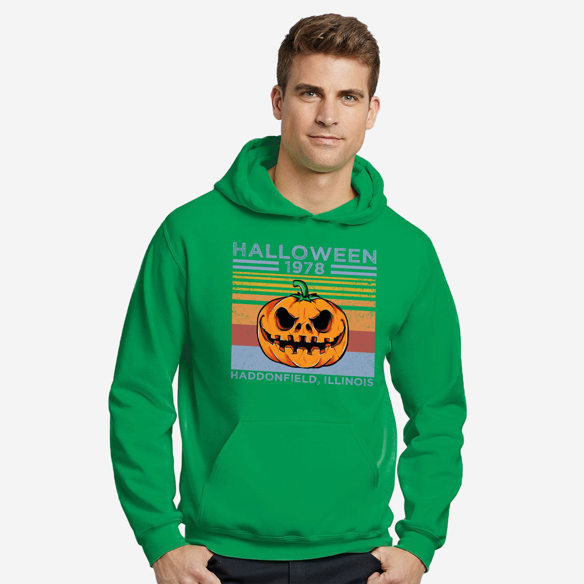 Halloween Retro Hoodie, 1979 Halloween Hoodie, Funny Halloween Design Hoodie