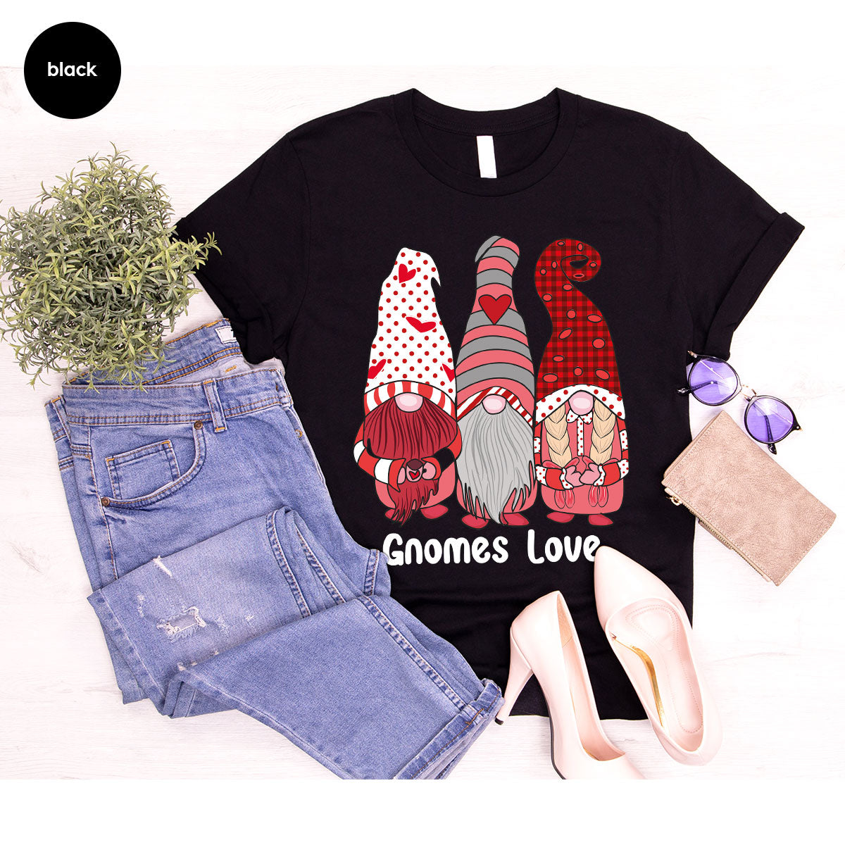 Gnomes Love Shirt, Love 4ever Shirt, Best Love T-Shirt, Valentine's Day Shirt 2023