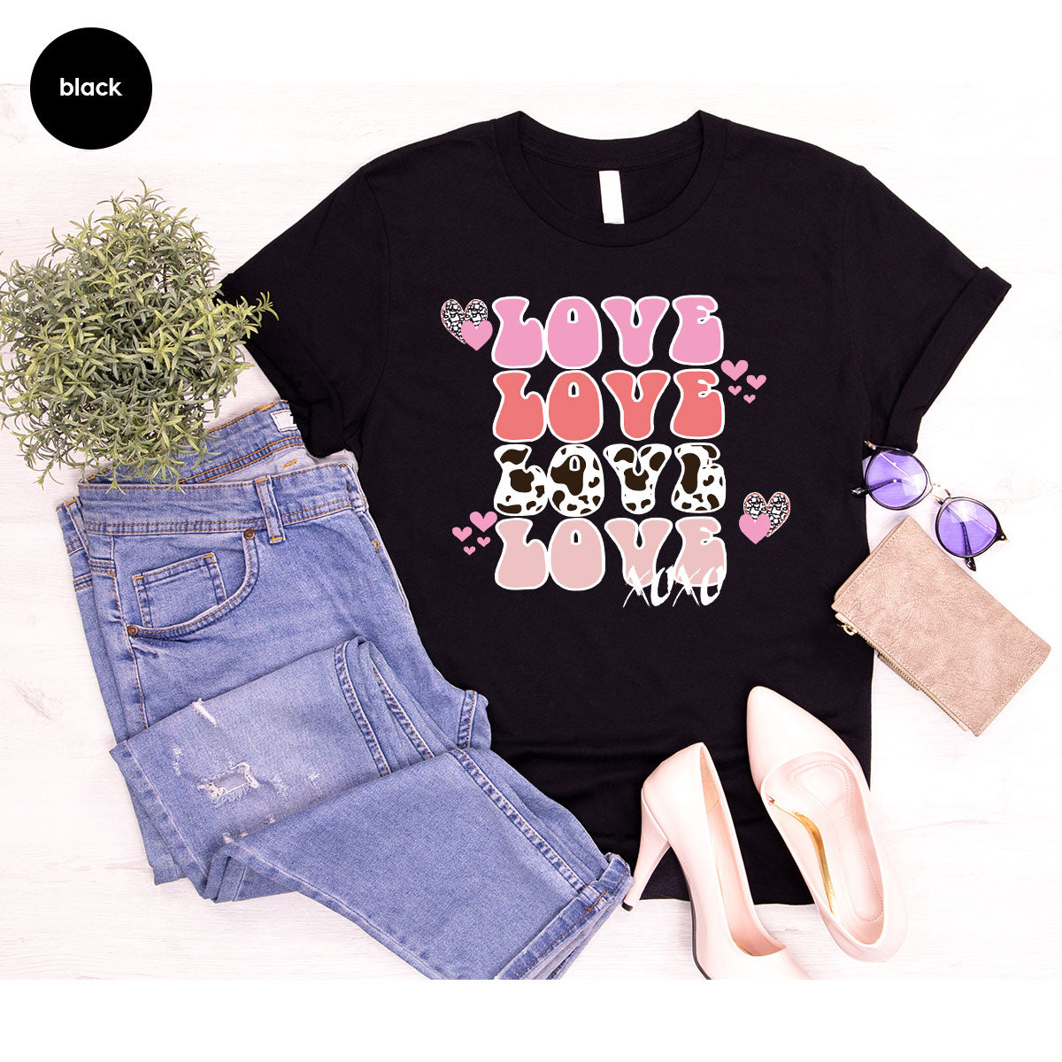 Love Shirt, Love Day T-Shirt, Valentine's Day Tee, 2023 Valentine's Day Gift