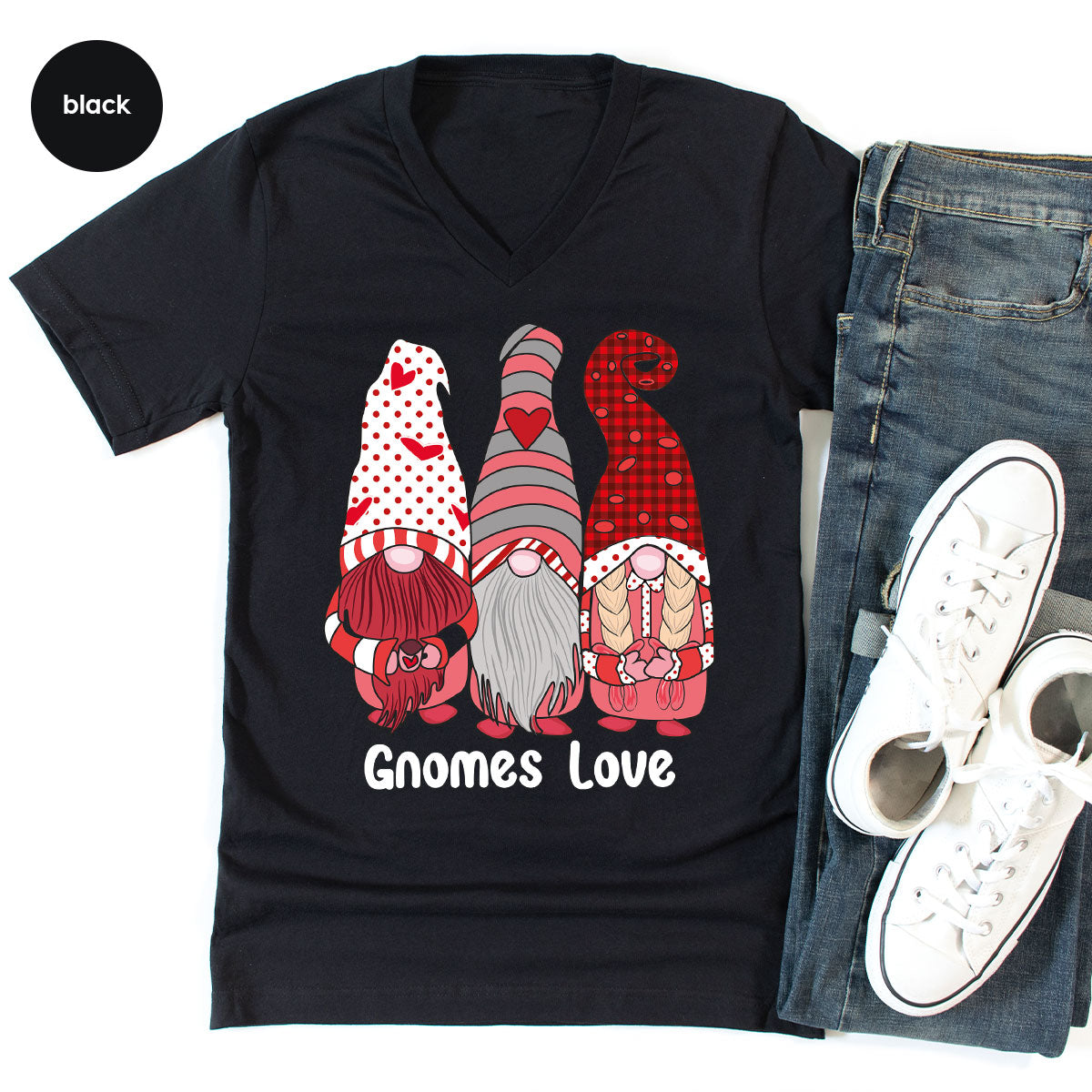 Gnomes Love Shirt, Love 4ever Shirt, Best Love T-Shirt, Valentine's Day Shirt 2023