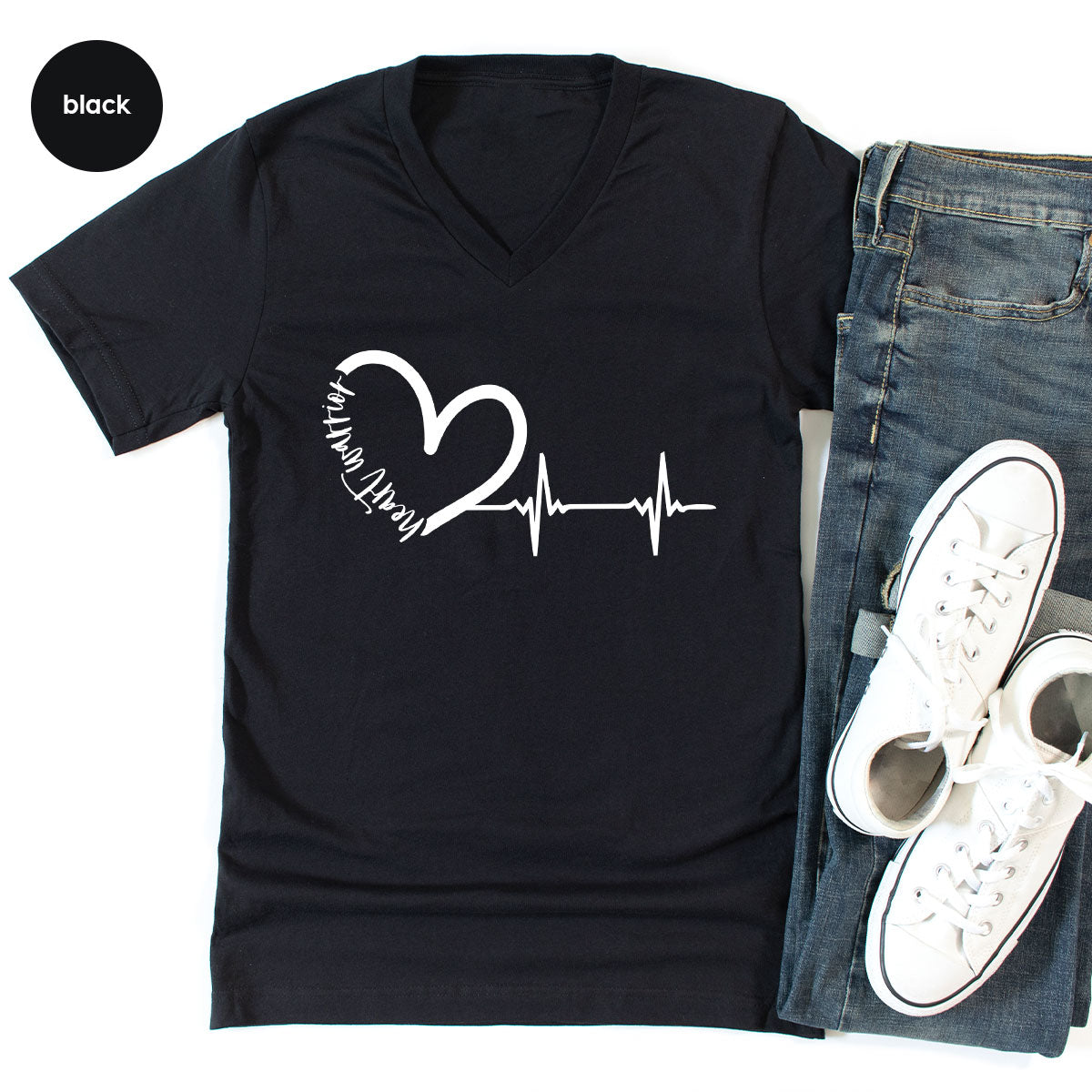 Heart Shirt, Valentine's Day T-Shirt, Valentine's Day Heart Tee