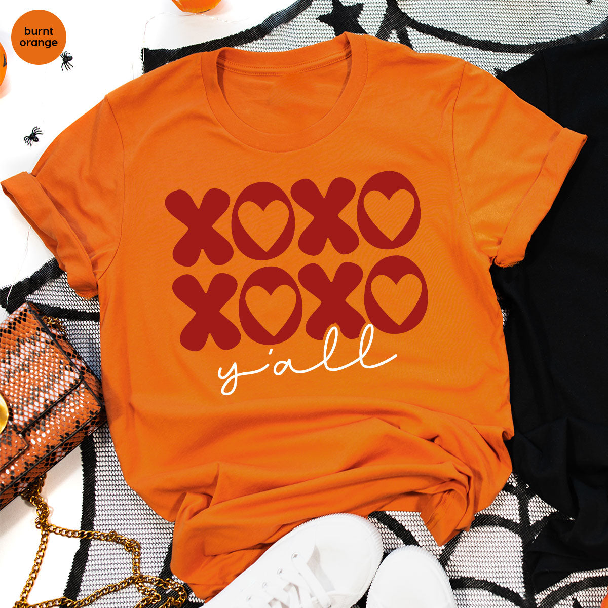XOXO Shirt, Love Shirt, Valentine's Day T-Shirt, Couple Match Shirt