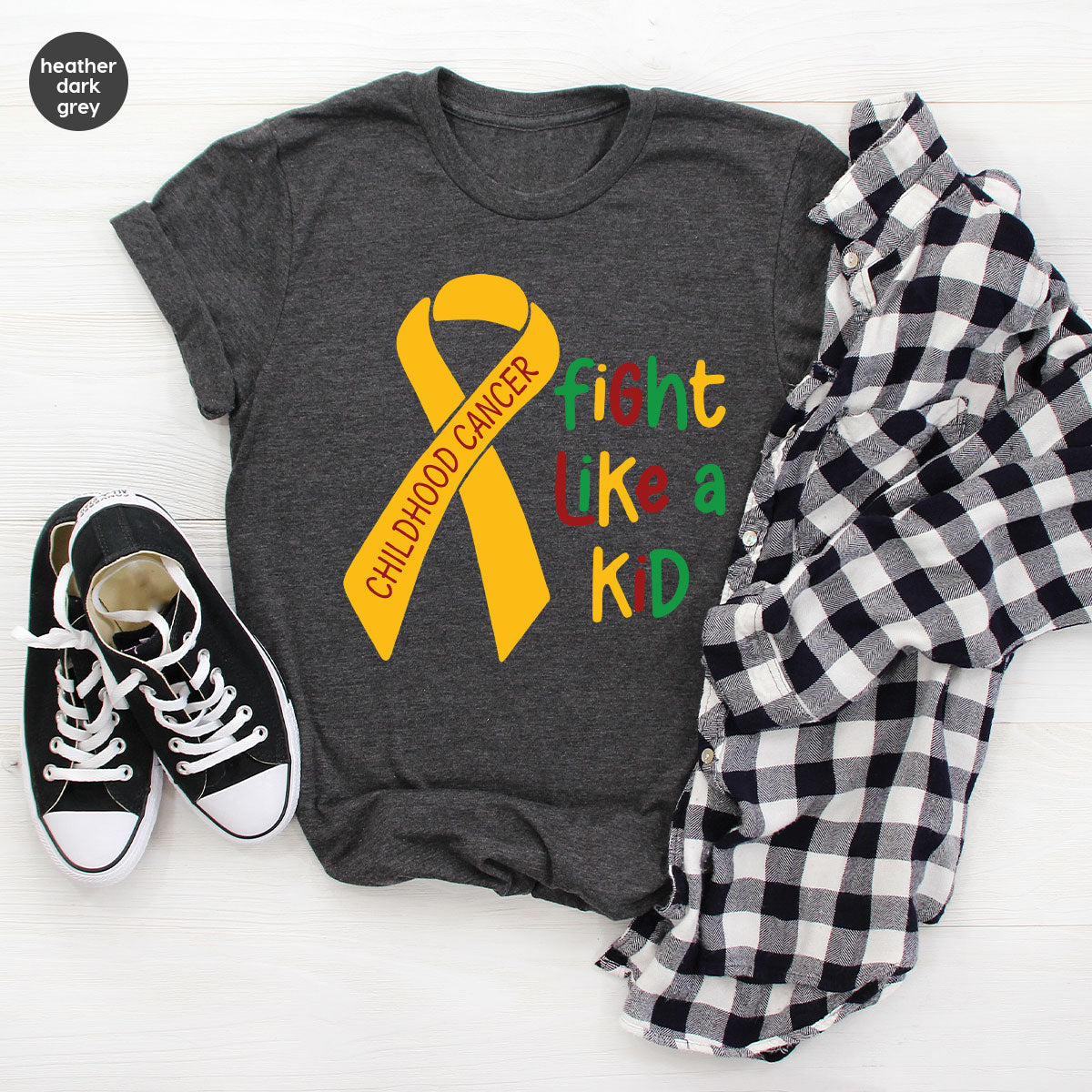 Fighting Like A Kid Shirt, Cancer Fight Shirt, Childhood Canver Fighter t-Shirt, Gift For Cancer Kids