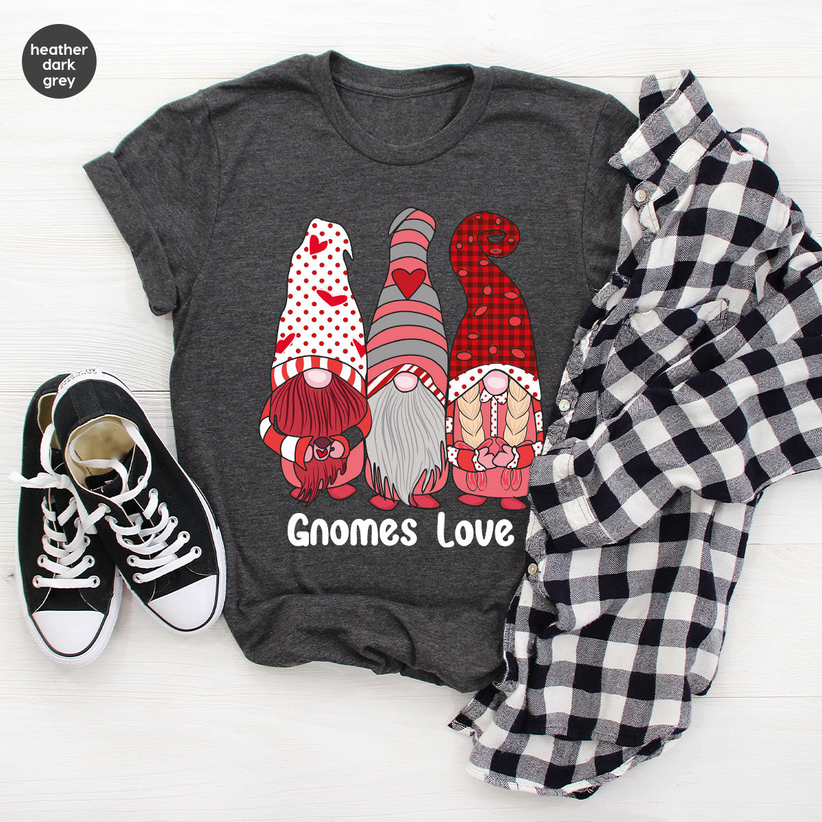 Gnomes Love Shirt, Love 4ever Shirt, Best Love T-Shirt, Valentine's Day Shirt 2023