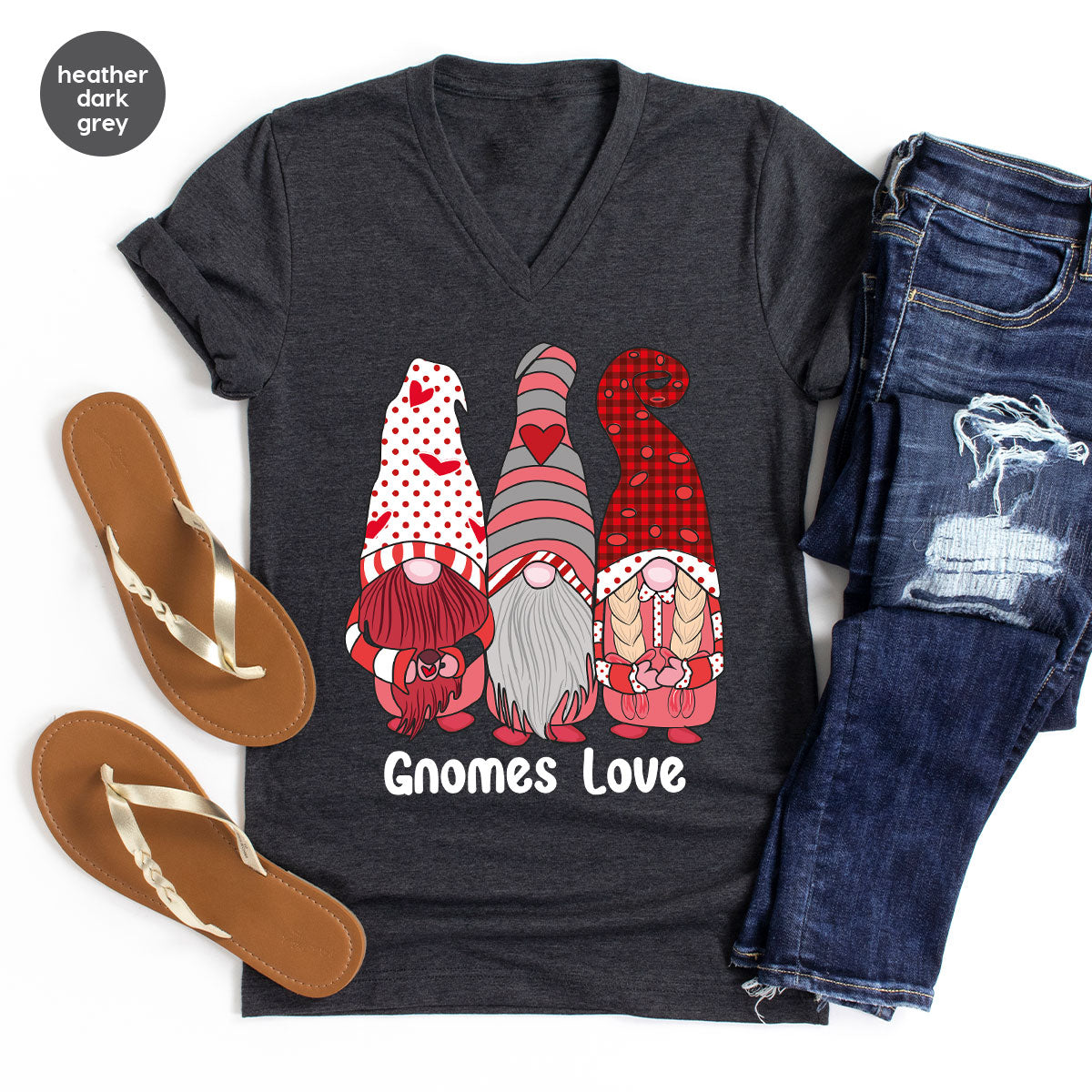 Gnomes Love Shirt, Love 4ever Shirt, Best Love T-Shirt, Valentine's Day Shirt 2023