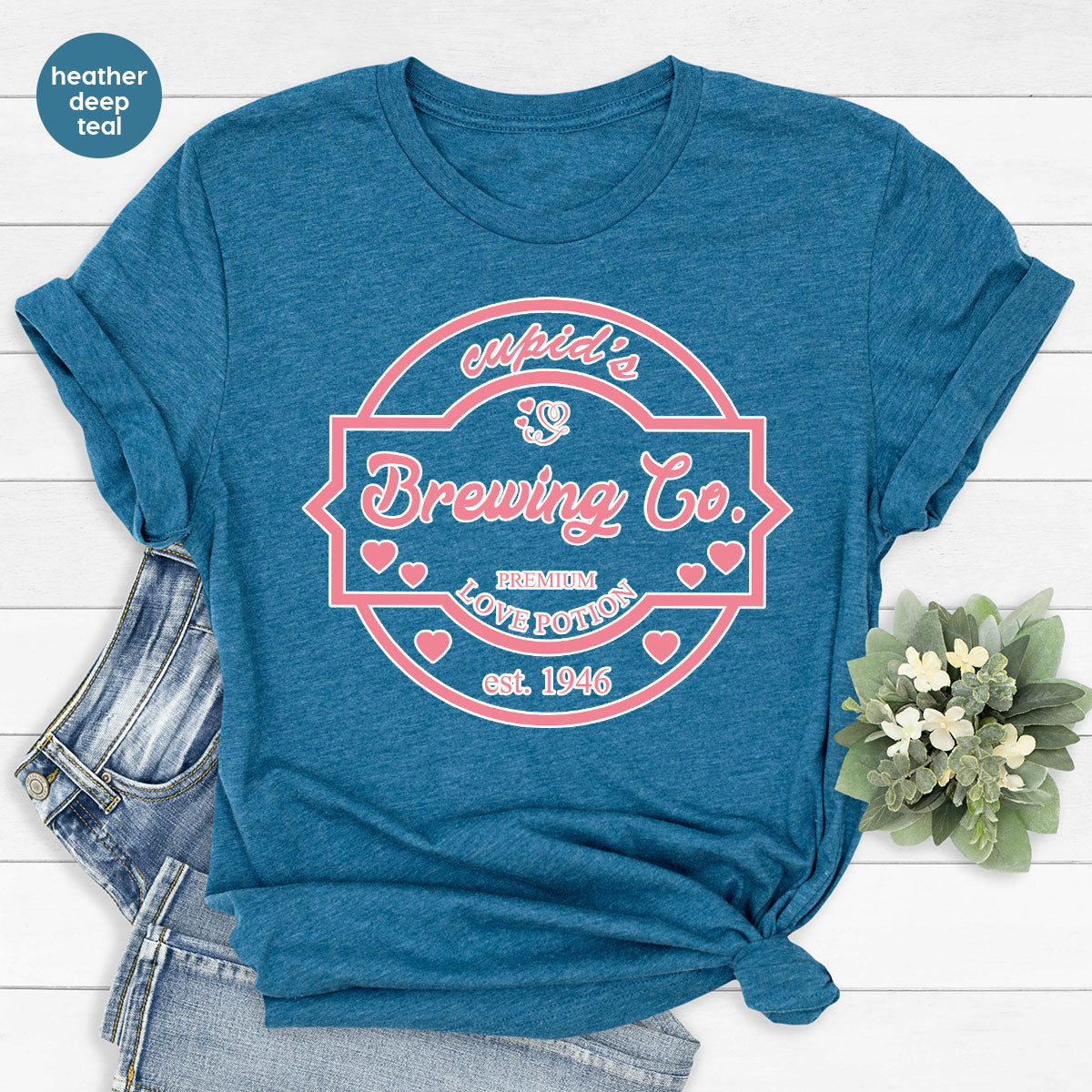 Valentine's Day Shirt, Love Poison T-Shirt, Brewing Co. Tee