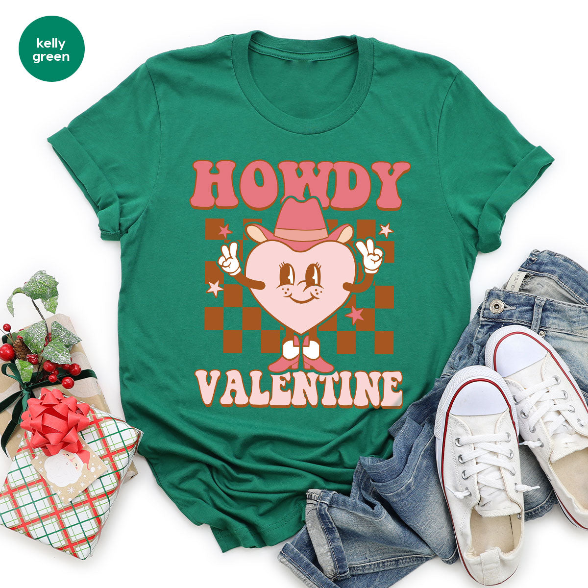 Howdy Valentine Shirt, 2023 Valentine's Day Shirt, Cute Feb 14 Tee