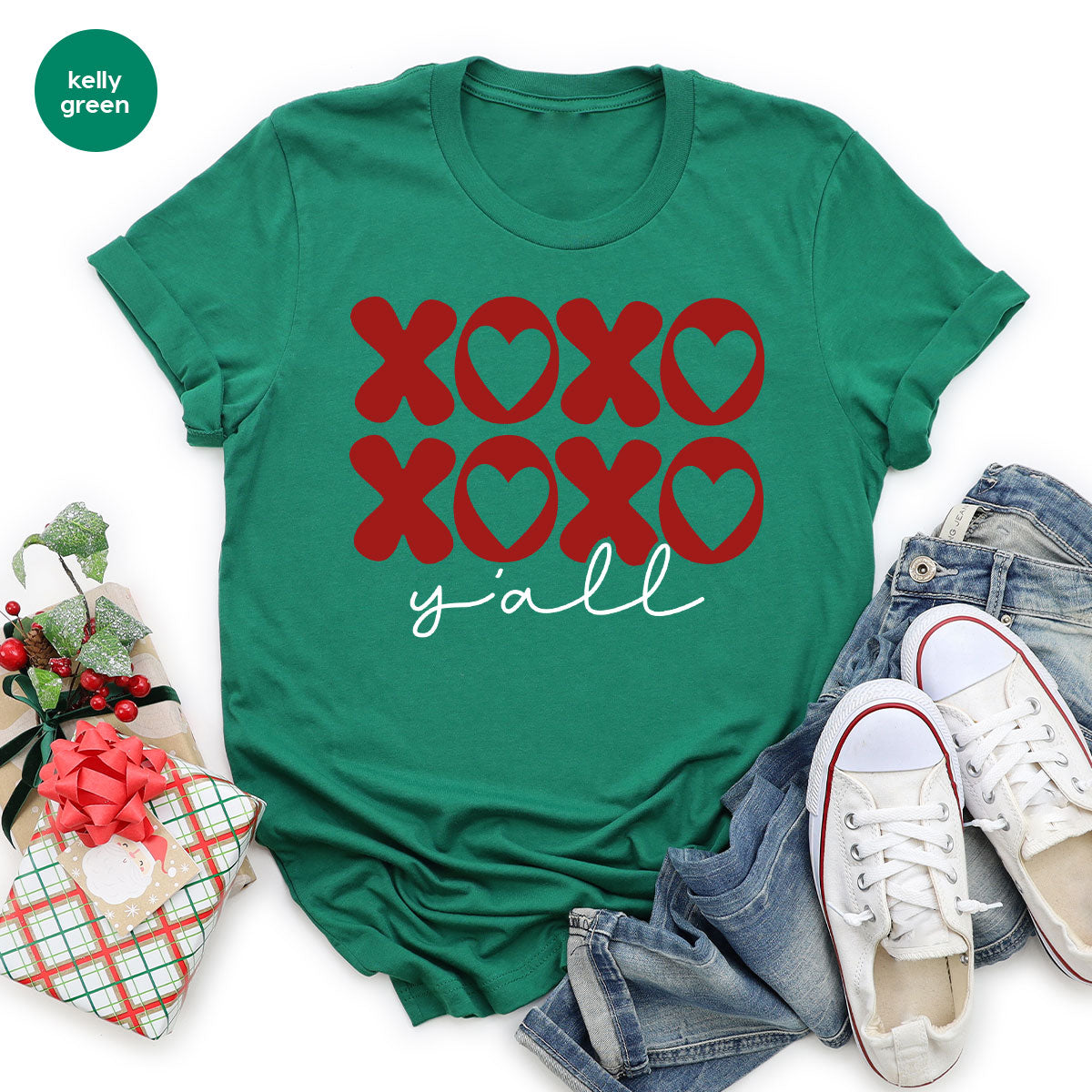 XOXO Shirt, Love Shirt, Valentine's Day T-Shirt, Couple Match Shirt