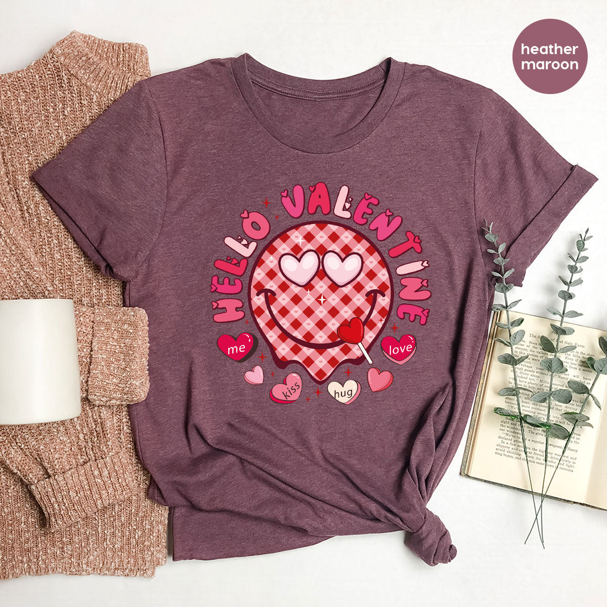 Hello Valentine Shirt, Valentine's Day Love Shirt, Gift for My Love T-Shirt