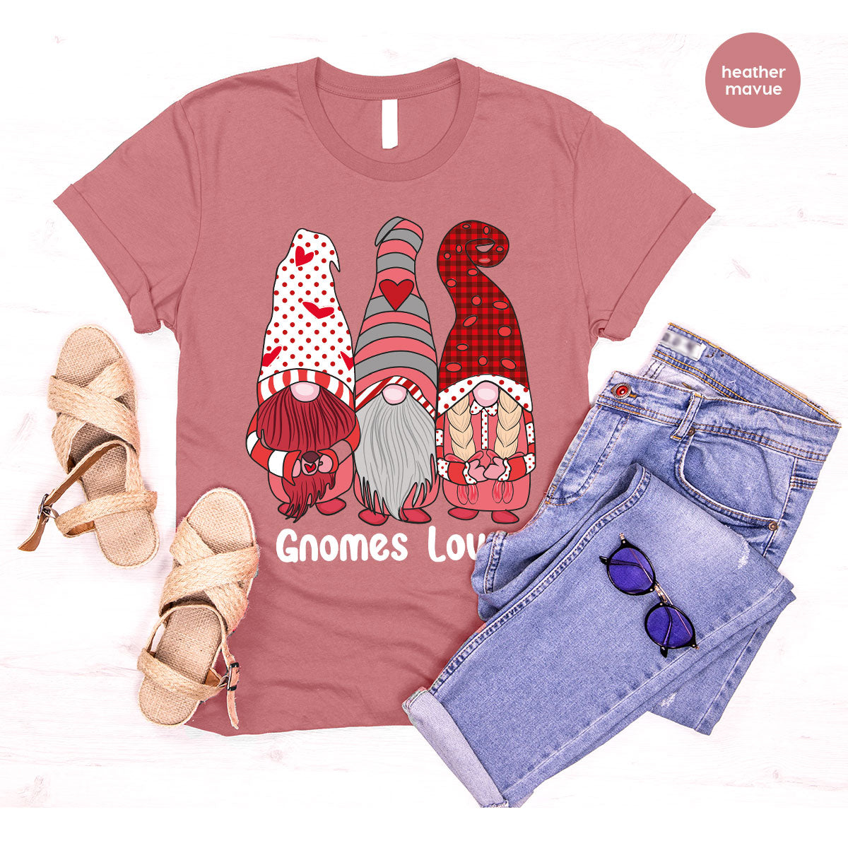 Gnomes Love Shirt, Love 4ever Shirt, Best Love T-Shirt, Valentine's Day Shirt 2023