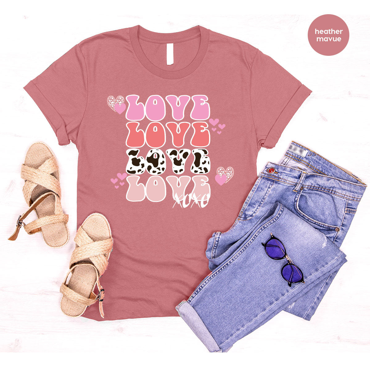 Love Shirt, Love Day T-Shirt, Valentine's Day Tee, 2023 Valentine's Day Gift