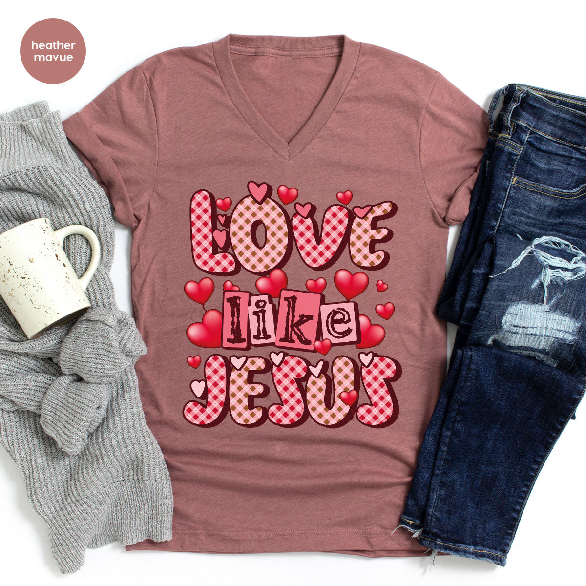 Love Like Jesus Shirt, Valentine's Day Shirt, Best Gift for Lovers