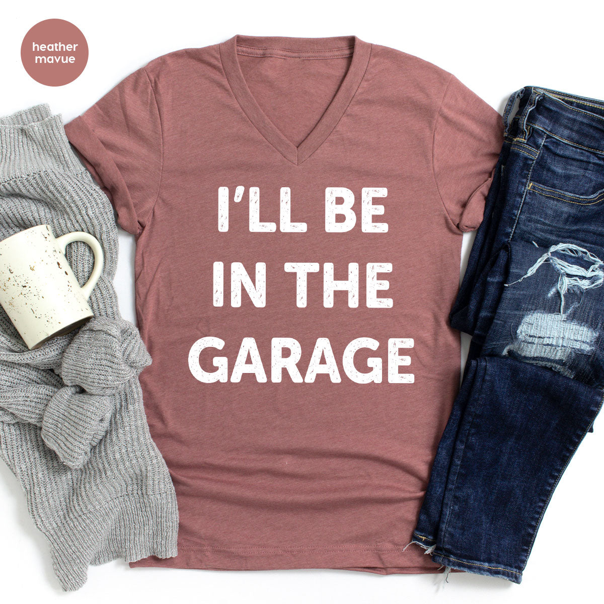 I'll Be In The Garage Shirt, Funny Garage T-Shirt, Funny Shirt For Men, Mechanic Tee