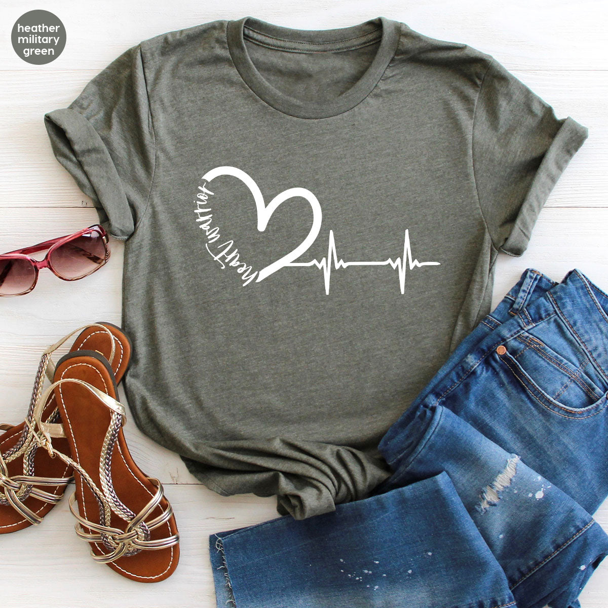 Heart Shirt, Valentine's Day T-Shirt, Valentine's Day Heart Tee