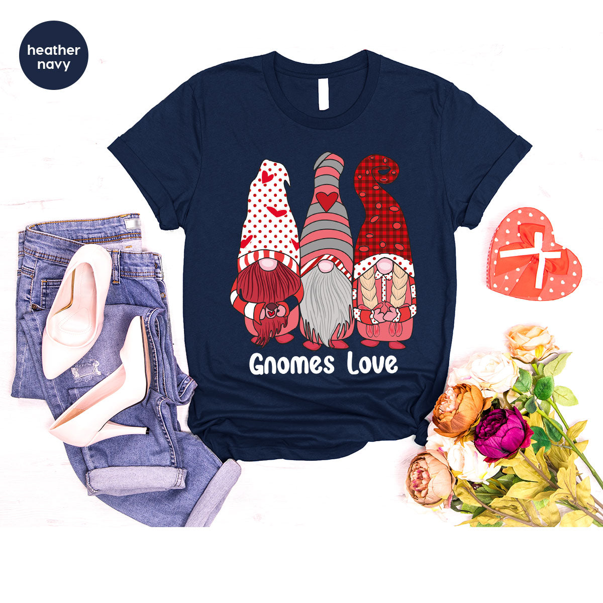 Gnomes Love Shirt, Love 4ever Shirt, Best Love T-Shirt, Valentine's Day Shirt 2023