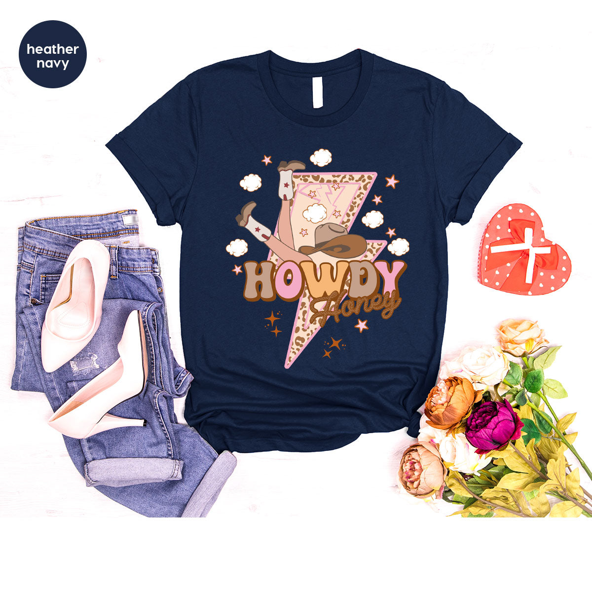 Howdy Honey Shirt, Valentine's Day T-Shirt, Valentine Honey Tee