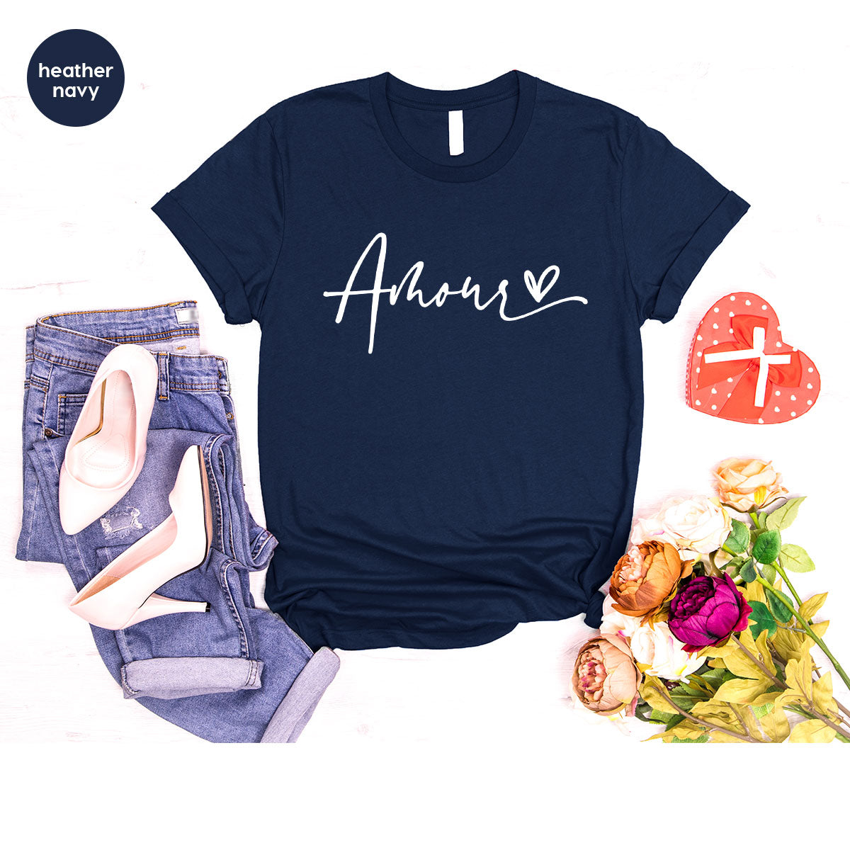 Among T-Shirt, Love Shirt, Among Heart T-Shirt, Valentine's Tee