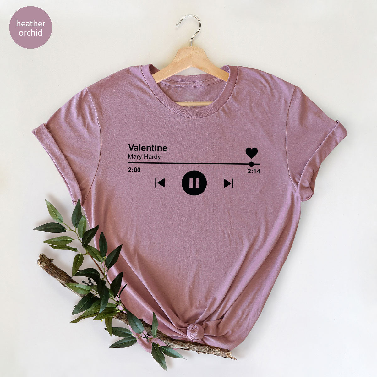 Valentine's Day Shirt, Play Music For Valentine's Shirt, Valentine's Day Playlist T-Shirt