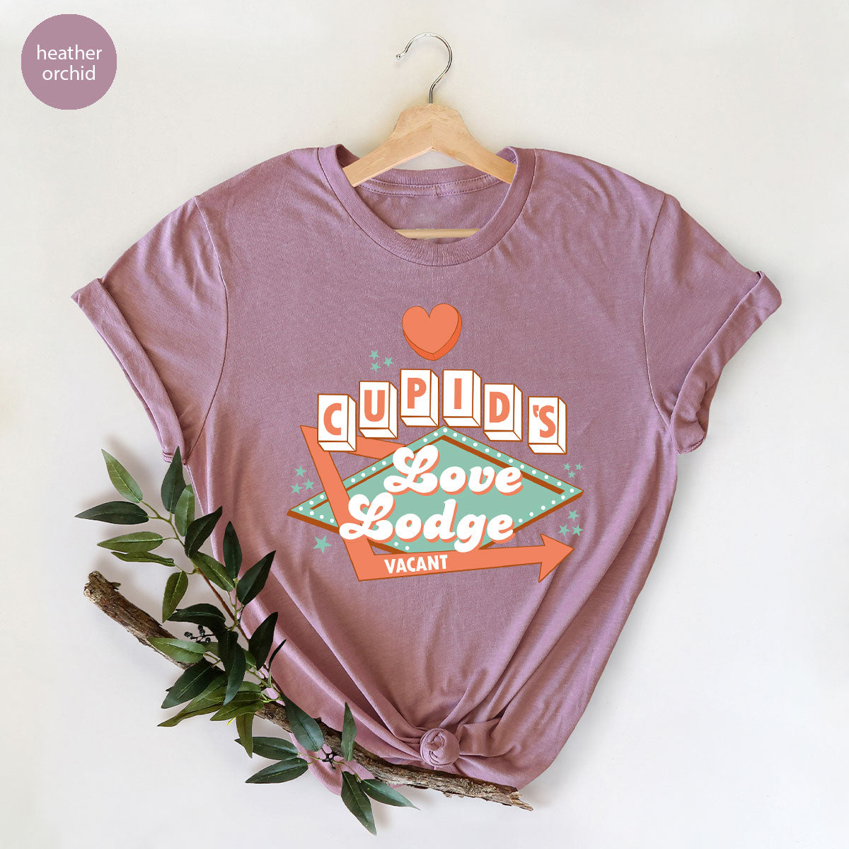 Love Lodge T-Shirt, Valentine's Day Tee, Cupid' Love Lodge Tee, Valentine Shirt