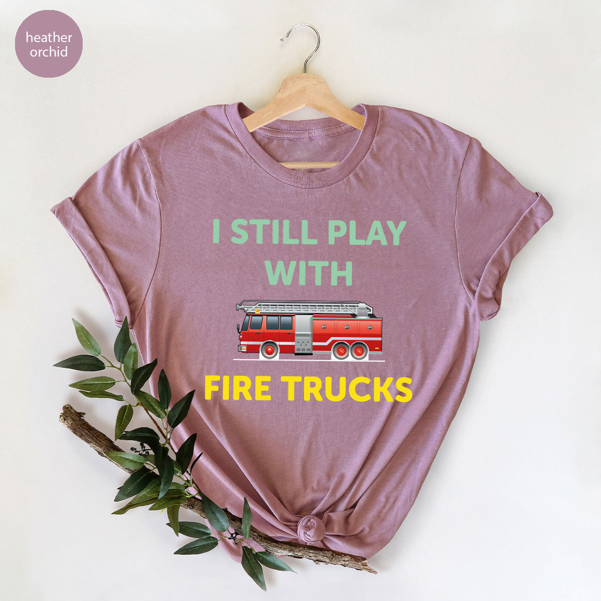 Fire Truck Shirt, Funny Fire Fighter T-Shirt, Fireman Tee