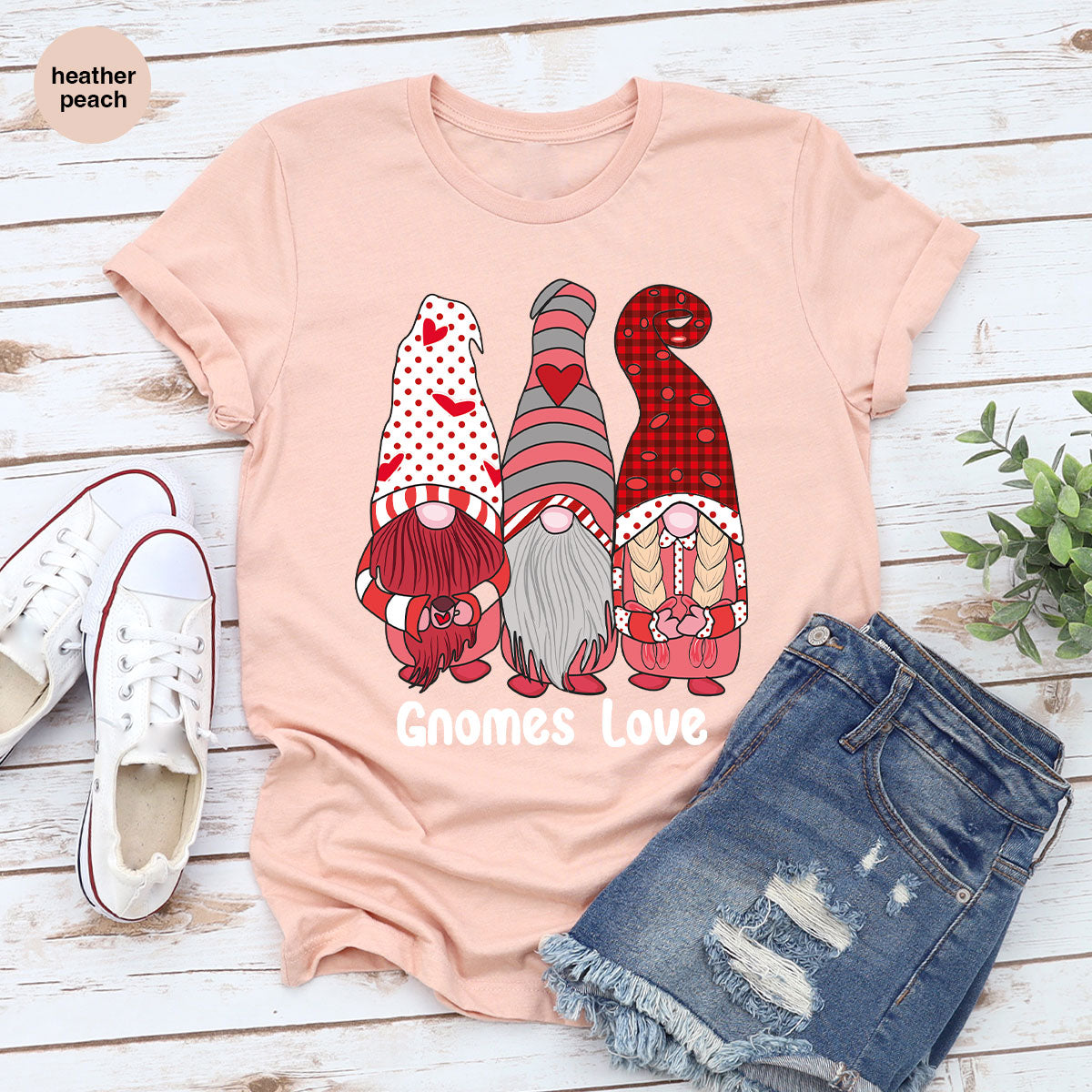 Gnomes Love Shirt, Love 4ever Shirt, Best Love T-Shirt, Valentine's Day Shirt 2023