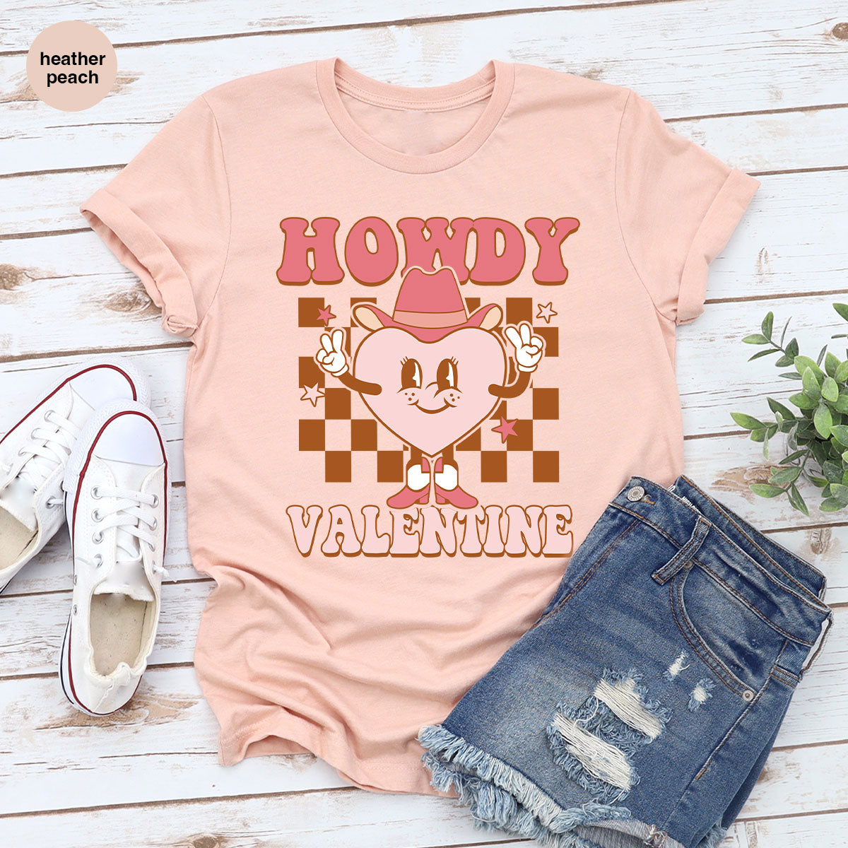 Howdy Valentine Shirt, 2023 Valentine's Day Shirt, Cute Feb 14 Tee