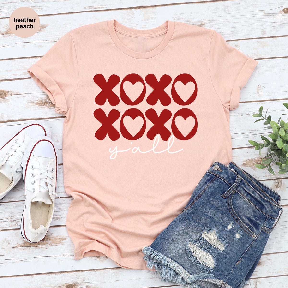 XOXO Shirt, Love Shirt, Valentine's Day T-Shirt, Couple Match Shirt