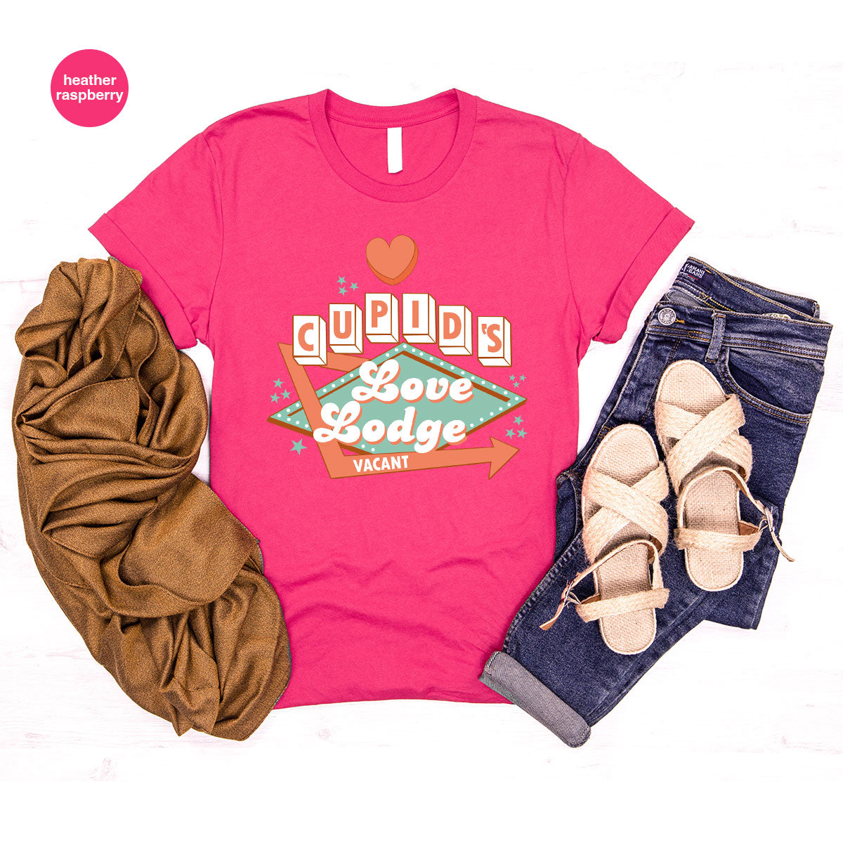 Love Lodge T-Shirt, Valentine's Day Tee, Cupid' Love Lodge Tee, Valentine Shirt