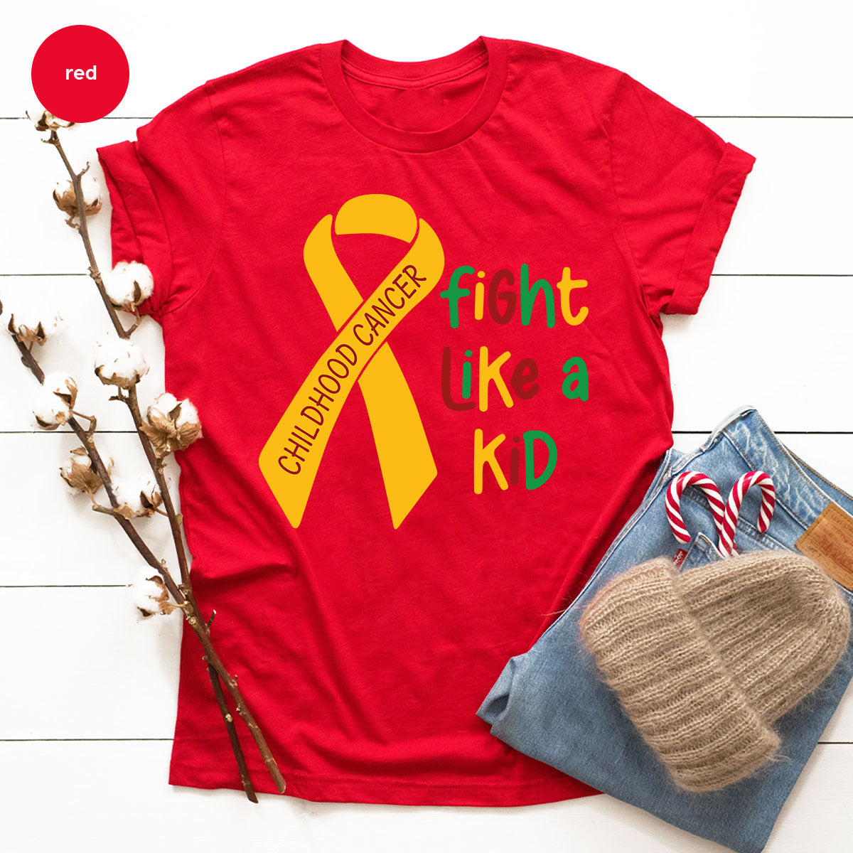 Fighting Like A Kid Shirt, Cancer Fight Shirt, Childhood Canver Fighter t-Shirt, Gift For Cancer Kids