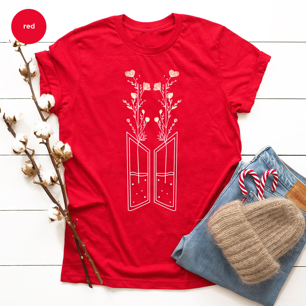 Heart Tree Shirt, Window of Love Shirt, Valentine's Day Design, Gift For Valentine