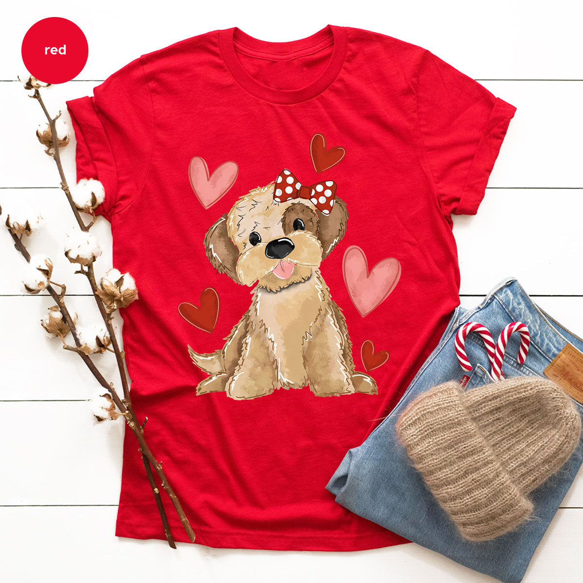 Sweet Dog Shirt, Valentine's Day Dog Lover Shirt, Pet T-Shirt, Pet Lover Tee