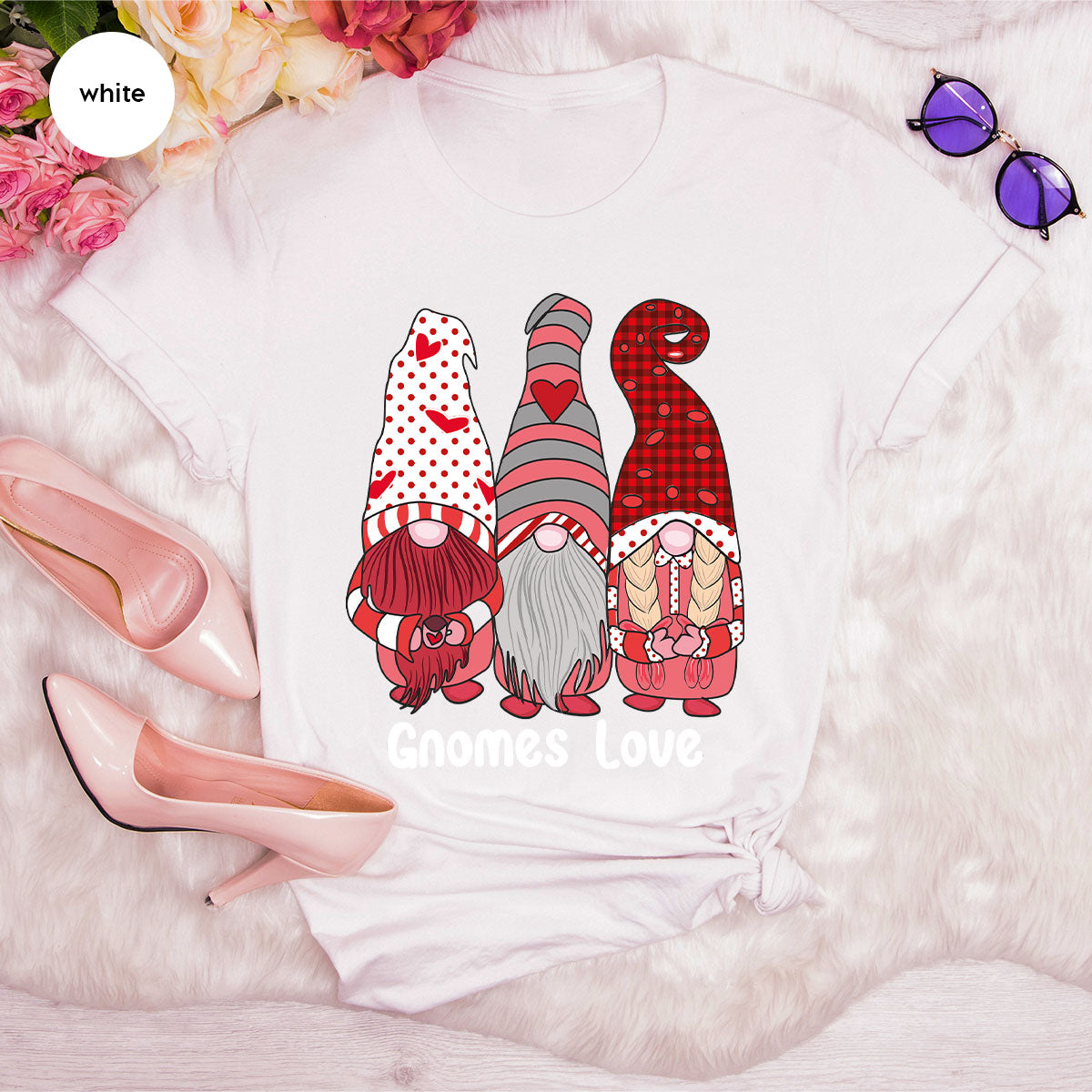 Gnomes Love Shirt, Love 4ever Shirt, Best Love T-Shirt, Valentine's Day Shirt 2023