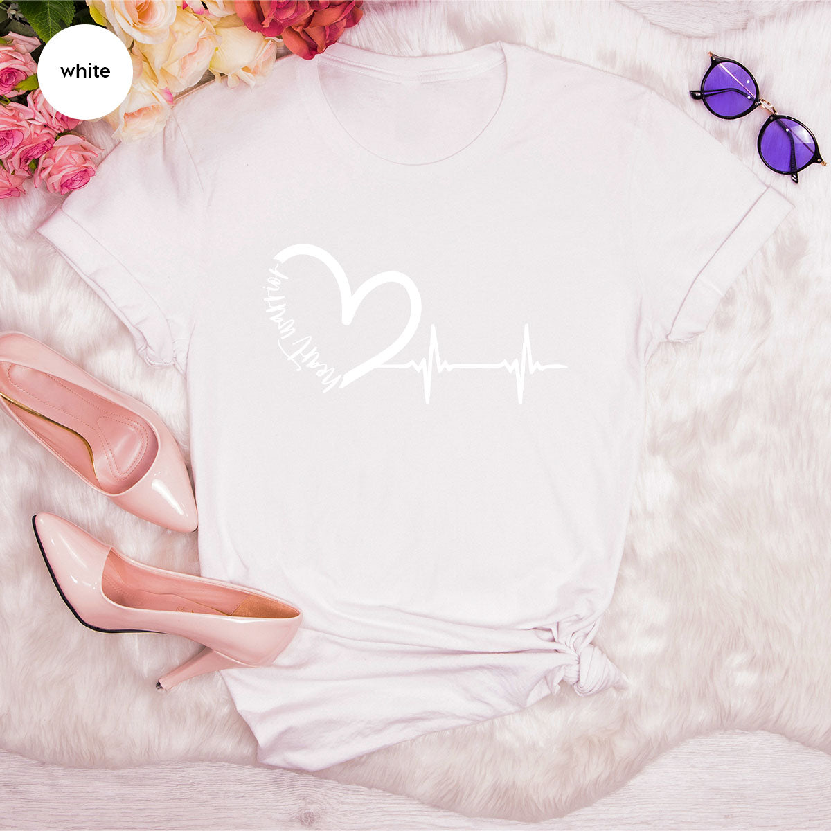 Heart Shirt, Valentine's Day T-Shirt, Valentine's Day Heart Tee