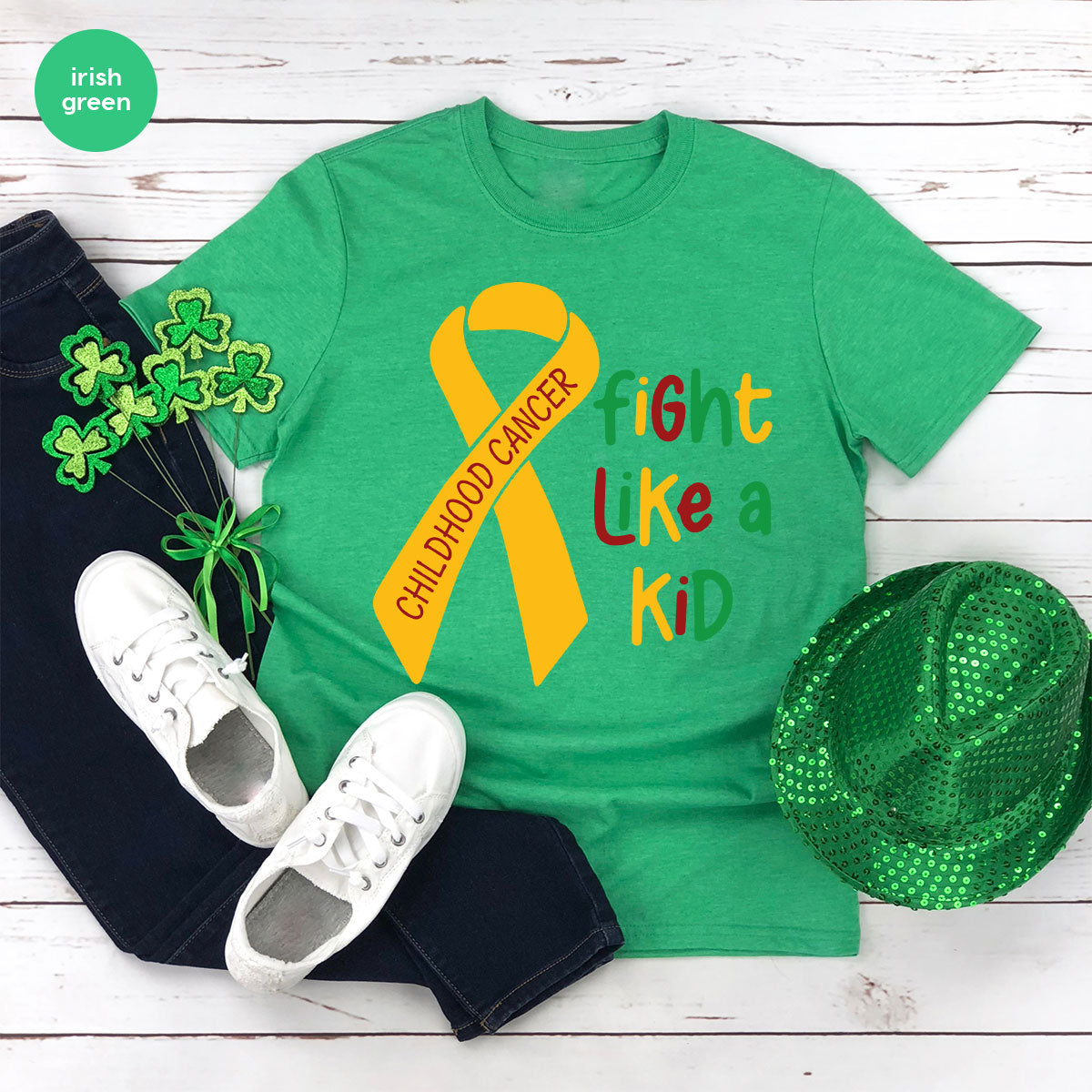 Fighting Like A Kid Shirt, Cancer Fight Shirt, Childhood Canver Fighter t-Shirt, Gift For Cancer Kids