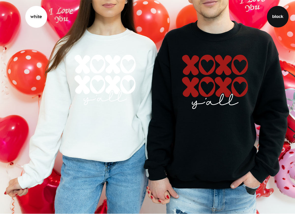 XOXO Shirt, Love Shirt, Valentine's Day T-Shirt, Couple Match Shirt
