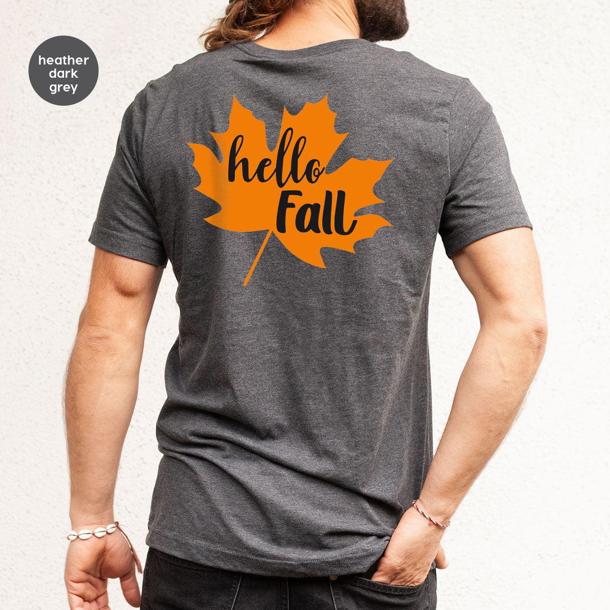 Hello Fall Shirt, 2022 Thanksgiving Fall T-Shirt, Fall Leaf Shirt, Fall Gift For Family