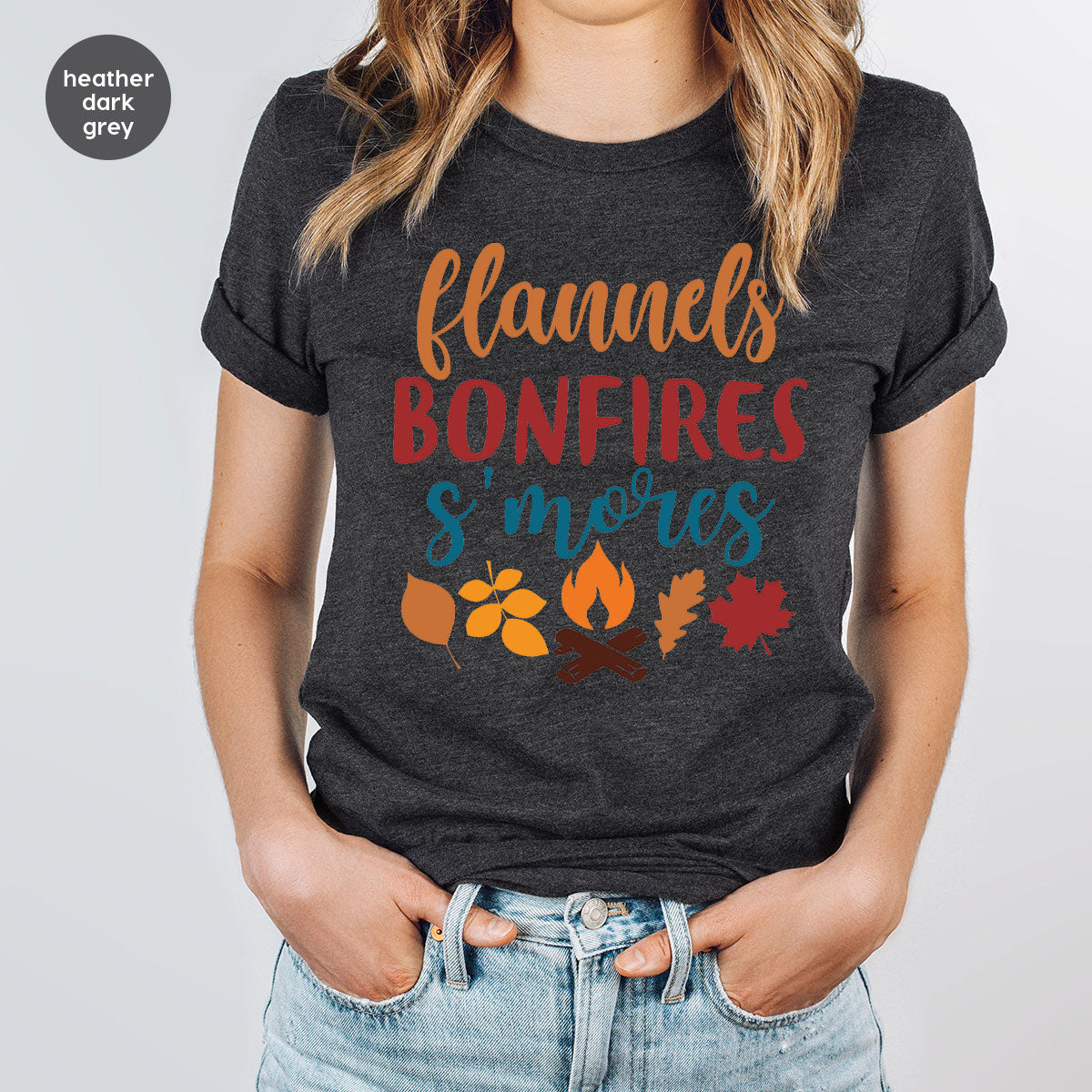 Thanksgiving Fall T-Shirt, 2022 Thanksgiving Season Shirt, Bonfires Shirt, Thanksgiving 2022 Gift