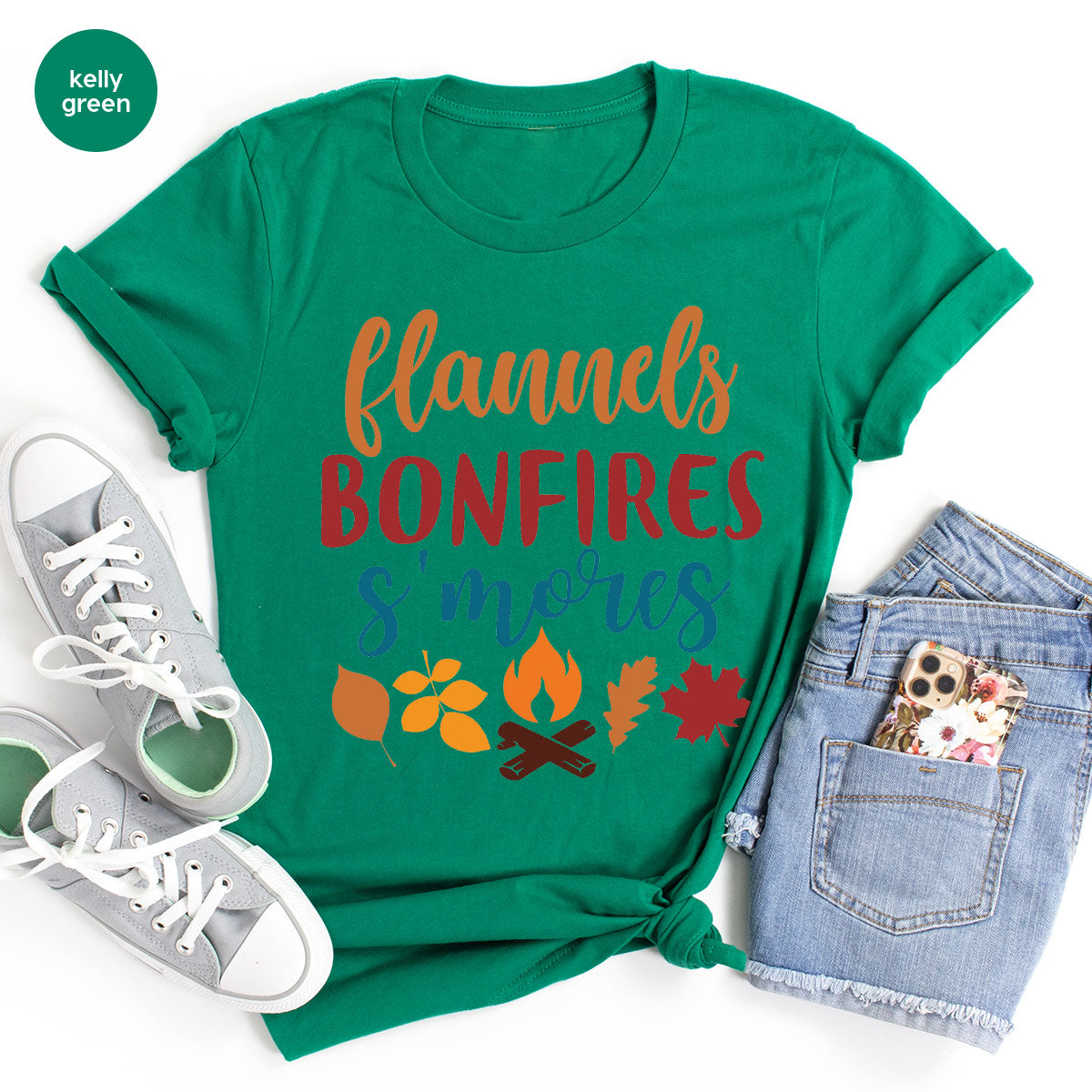 Thanksgiving Fall T-Shirt, 2022 Thanksgiving Season Shirt, Bonfires Shirt, Thanksgiving 2022 Gift