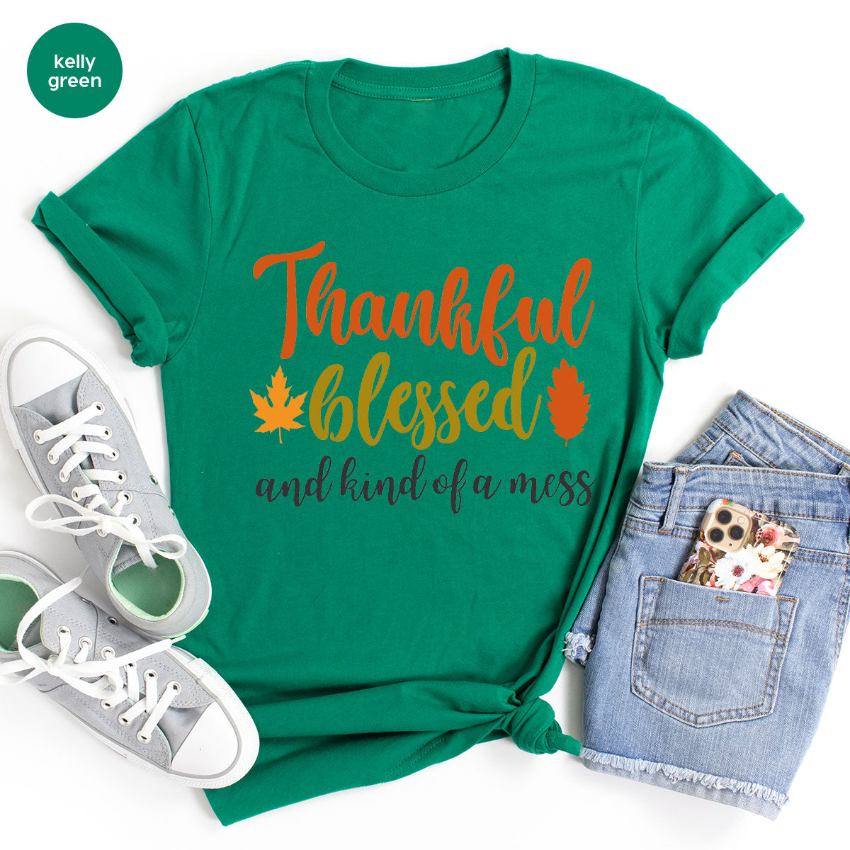 Thanksgiving Blessed Shirt, 2022 Thanksgiving T-Shirt, Thankful Blessed Shirt