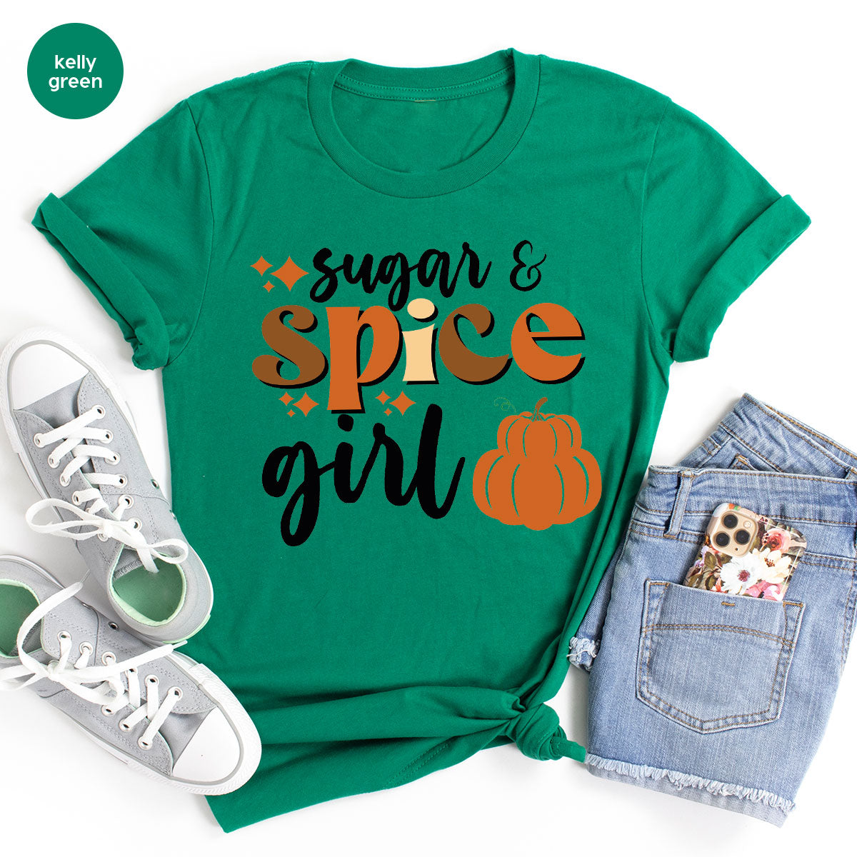 Spice Girl Shirt, 2022 Fall Shirt, Fall T-Shirt 2022, Fall Vibes Tee, Long-Short Sleeve Fall Shirt