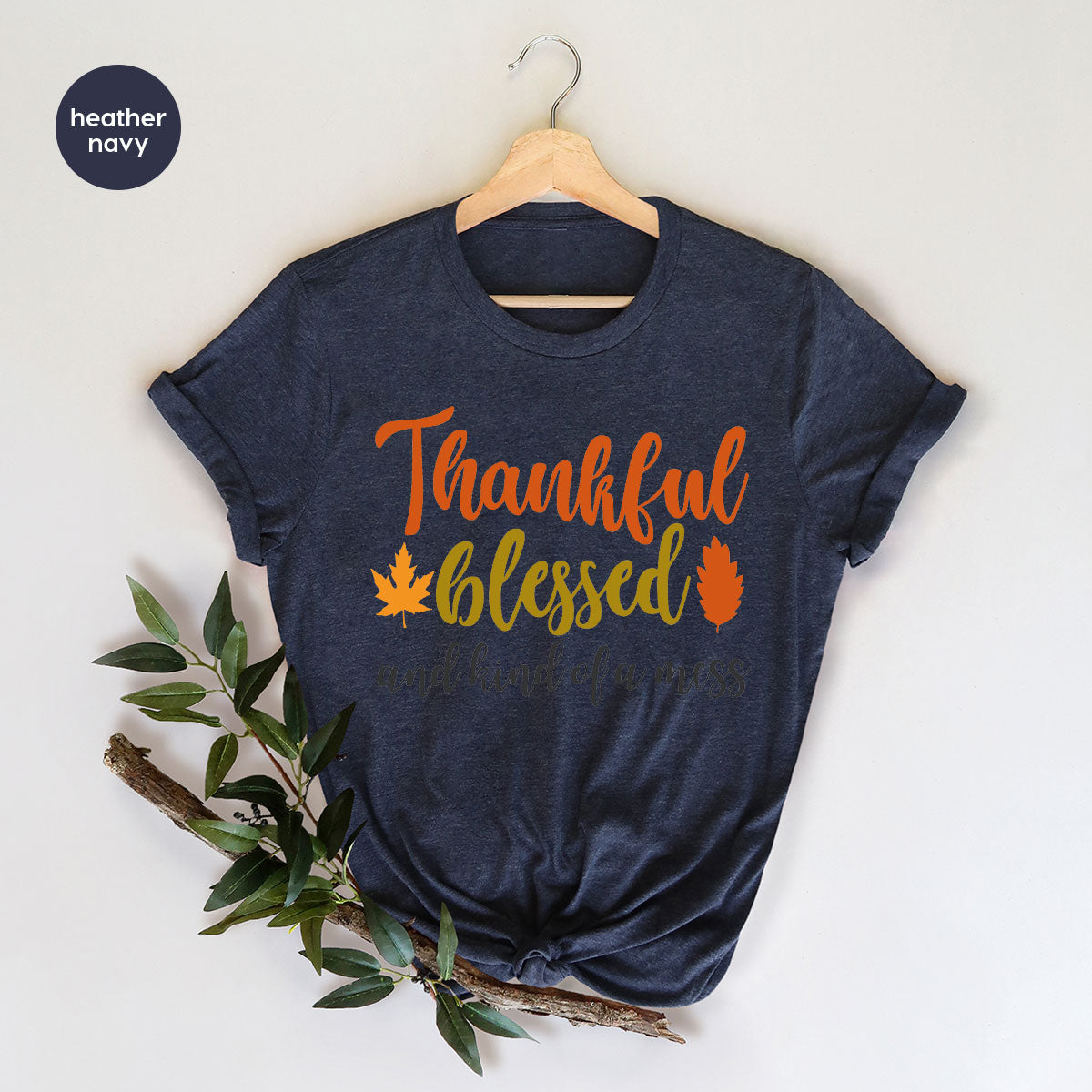 Thanksgiving Blessed Shirt, 2022 Thanksgiving T-Shirt, Thankful Blessed Shirt