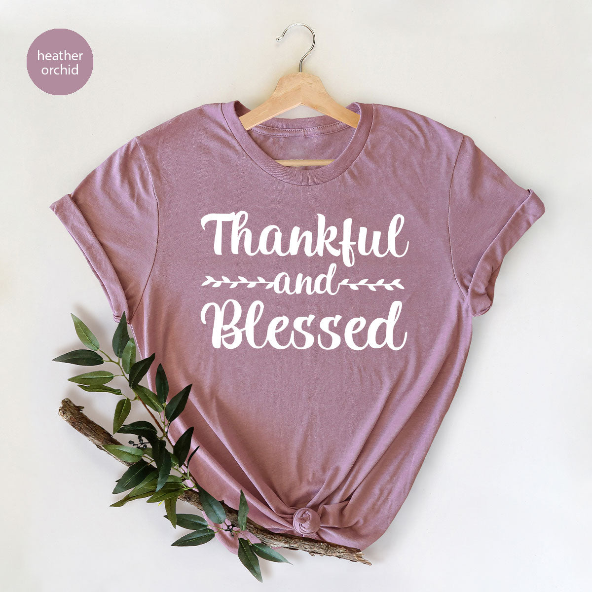 Thankful and Blessed Shirt, 2022 Thanksgiving Design T-Shirt, Thanksful Tee