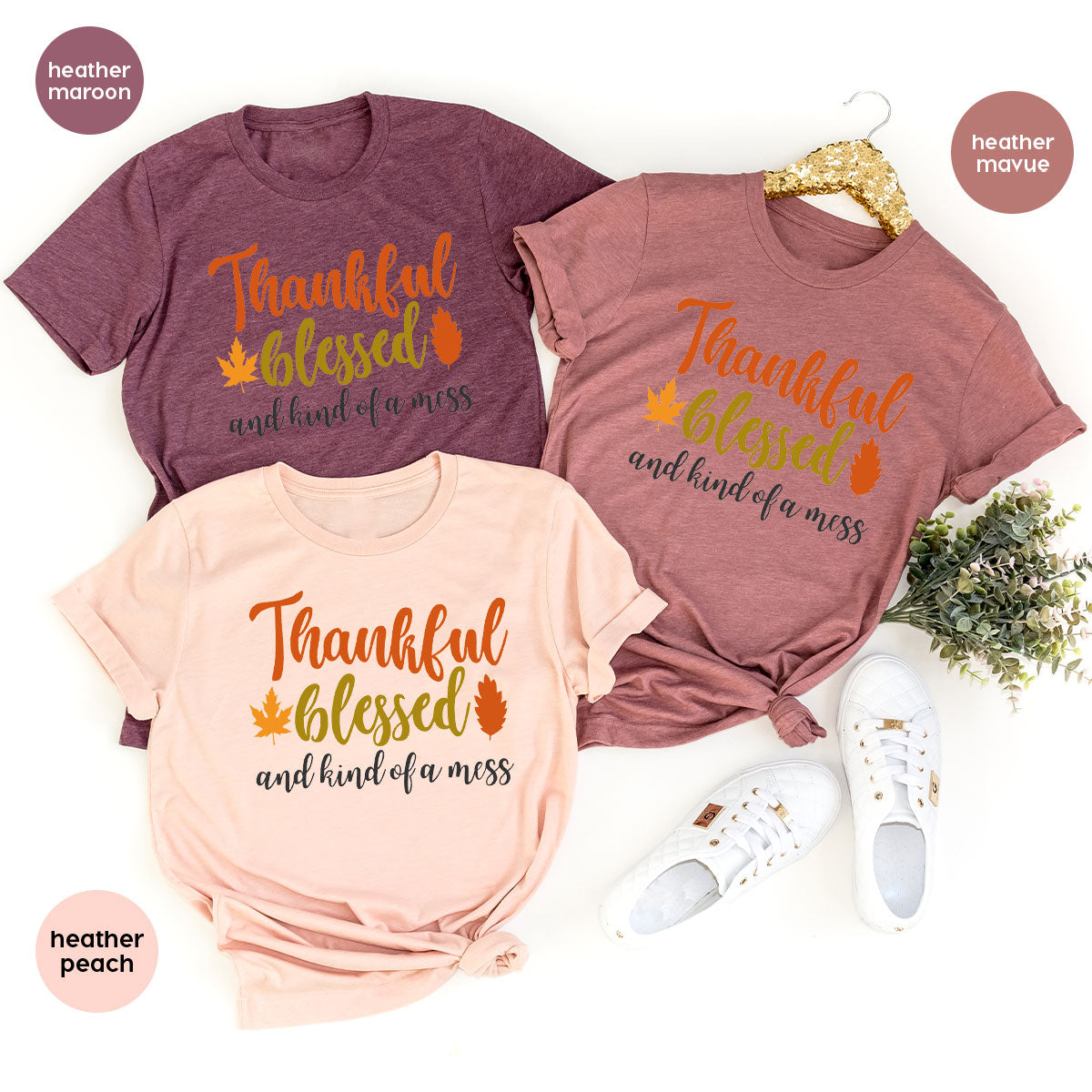 Thanksgiving Blessed Shirt, 2022 Thanksgiving T-Shirt, Thankful Blessed Shirt