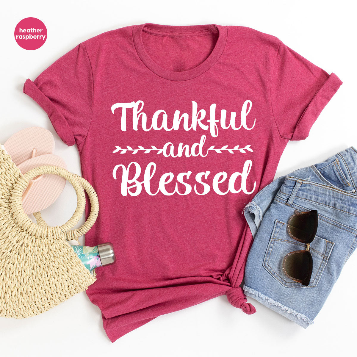 Thankful and Blessed Shirt, 2022 Thanksgiving Design T-Shirt, Thanksful Tee