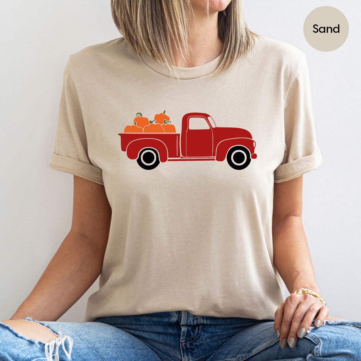 Funny Pumpkin Shirt, Halloween Pumpkin Season Shirt, 2022 Halloween Pumpkin Truck Shirt