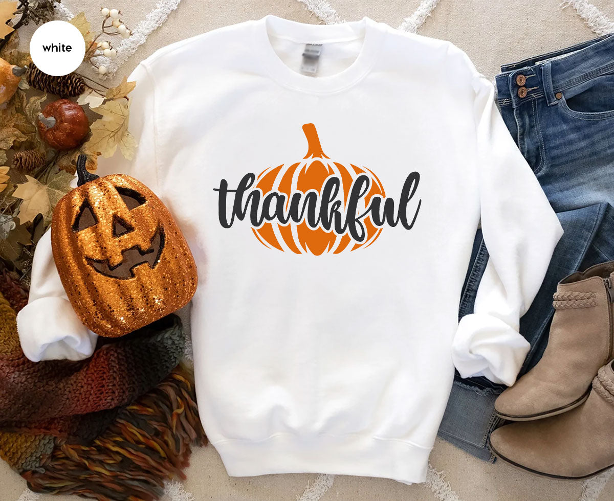 Thanksgiving 2022 Pumpkin Hoodie, Thankful Hoodie, Thanksgiving Hoodie 2022