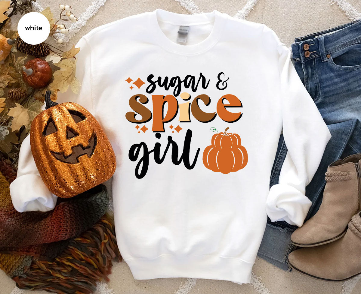 Spice Girl Shirt, 2022 Fall Shirt, Fall T-Shirt 2022, Fall Vibes Tee, Long-Short Sleeve Fall Shirt