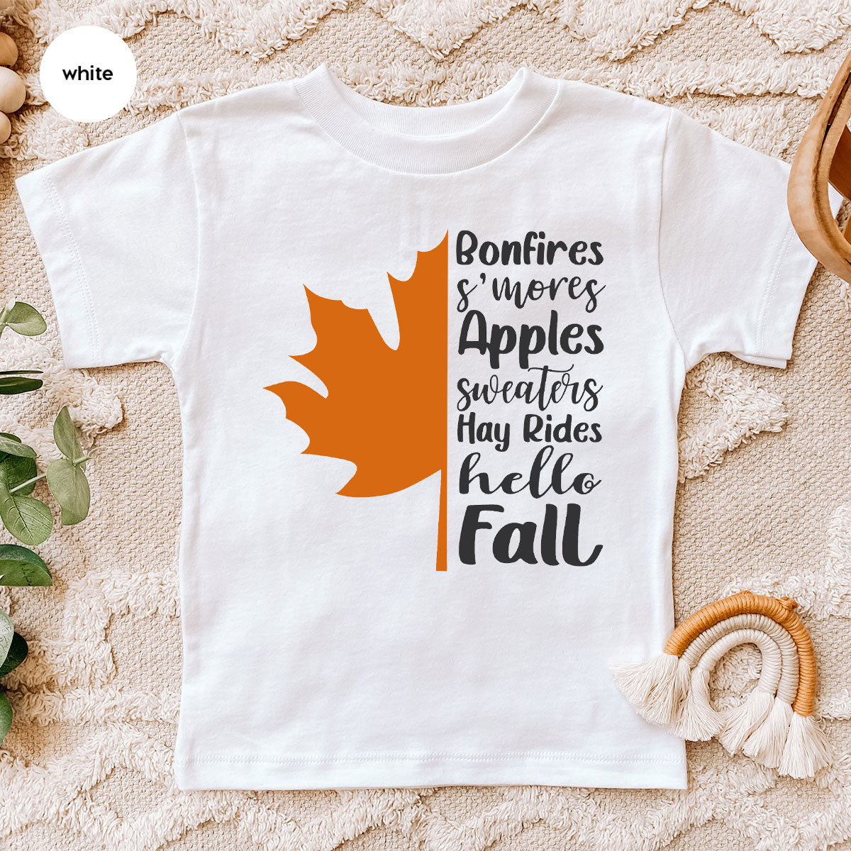 Fall Leaf T-Shirt, 2022 Fall Season Long Sleeve Shirt, Fall Short Sleeve Shirt, Fall Leaf Design