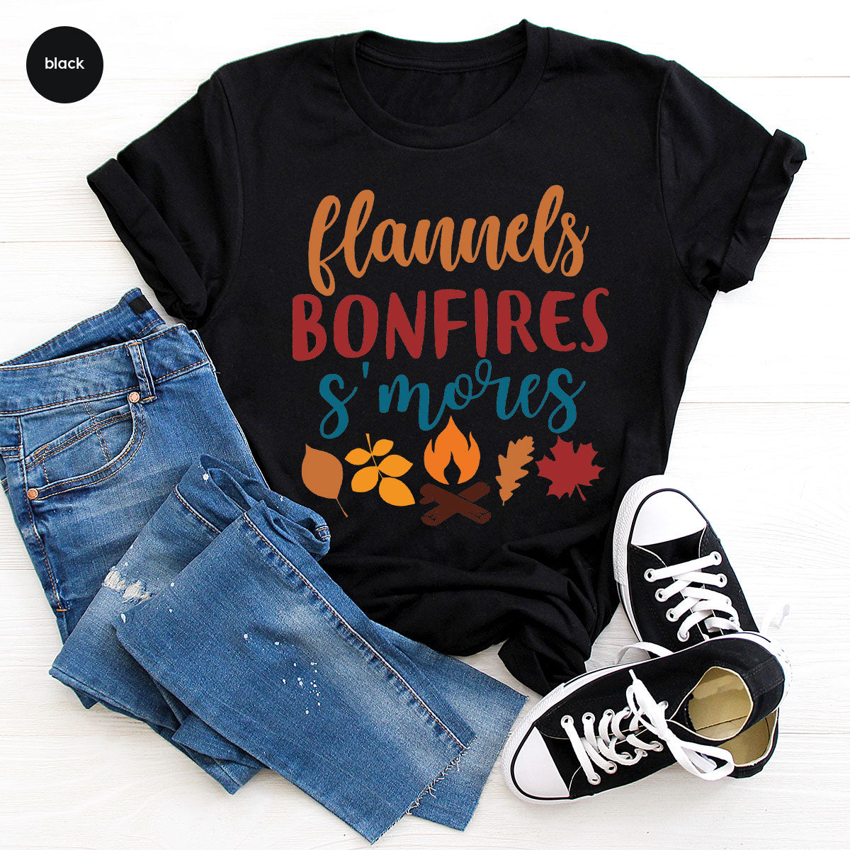 Thanksgiving Fall T-Shirt, 2022 Thanksgiving Season Shirt, Bonfires Shirt, Thanksgiving 2022 Gift