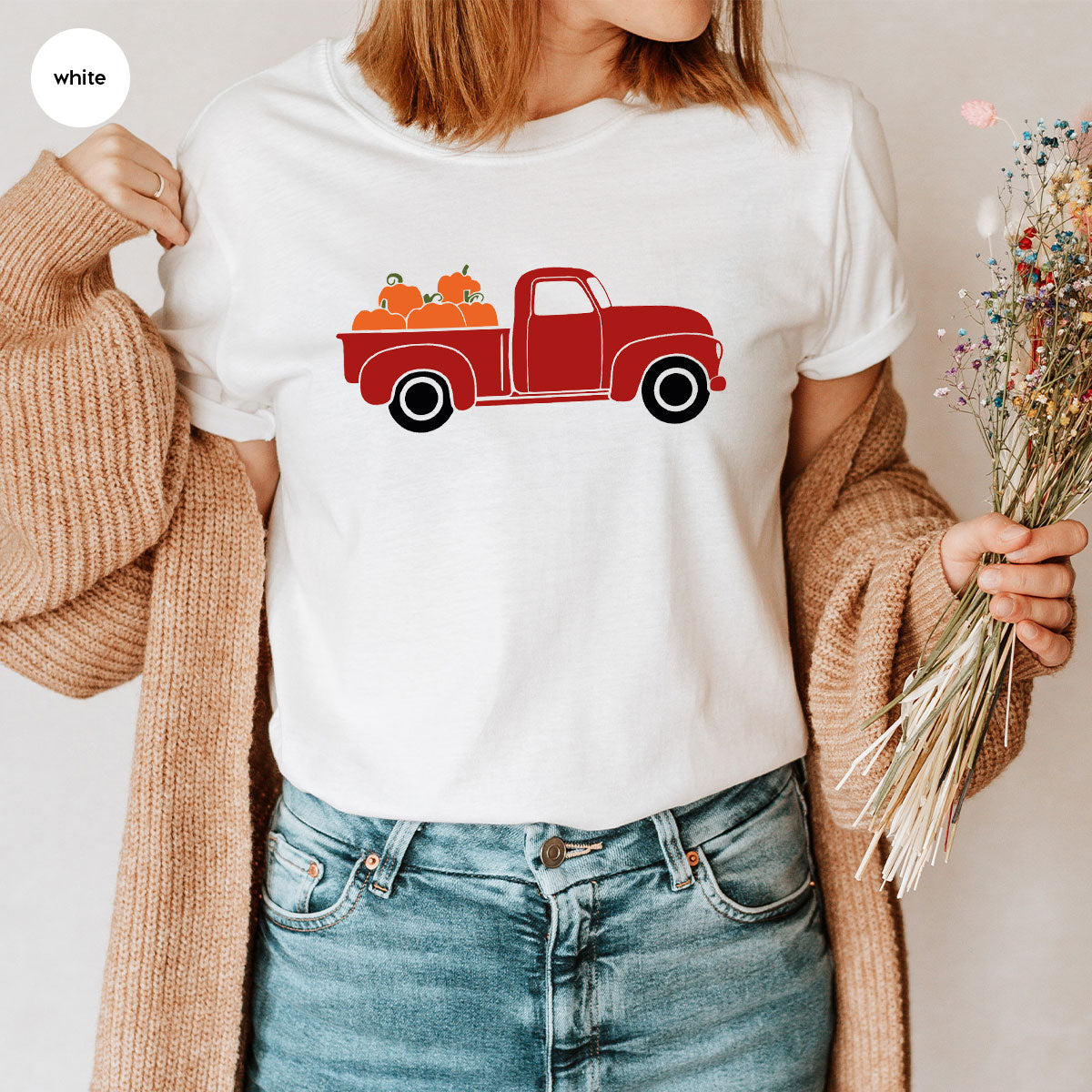 Funny Pumpkin Shirt, Halloween Pumpkin Season Shirt, 2022 Halloween Pumpkin Truck Shirt